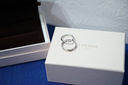 пръстен, се оженят, кутия, сребро, бижута