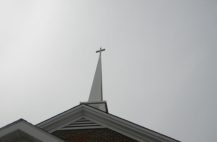 church, steeple, cross, architecture, top, religious, building