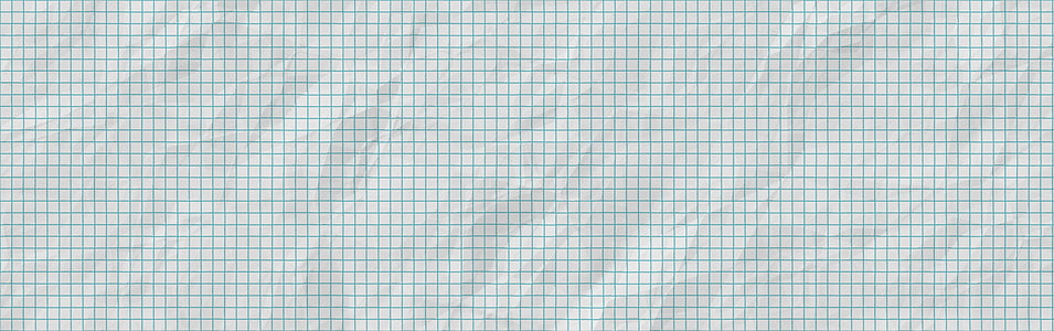 banner, header, graph paper, squared paper, crumpled, backgrounds, pattern