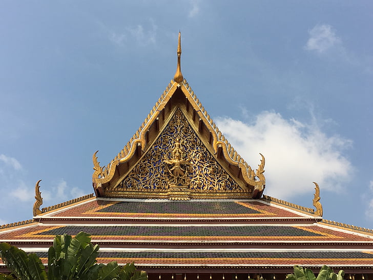 Bangkok, bezoekplaatsen, Azië, Thailand, reizen, dak