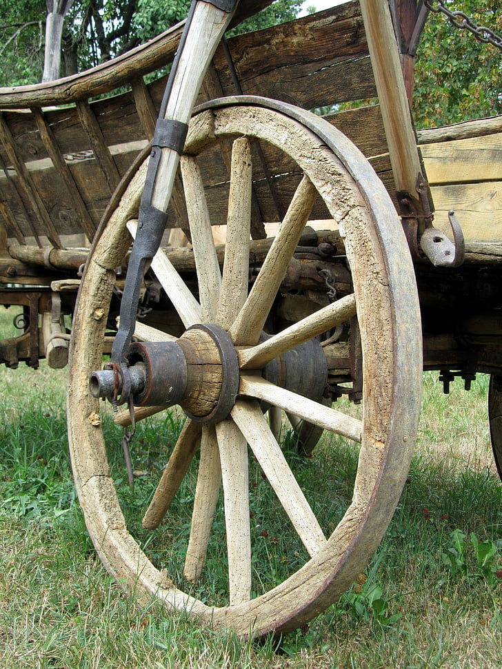 wagon wheel che rappresenta, ruota, pneumatico
