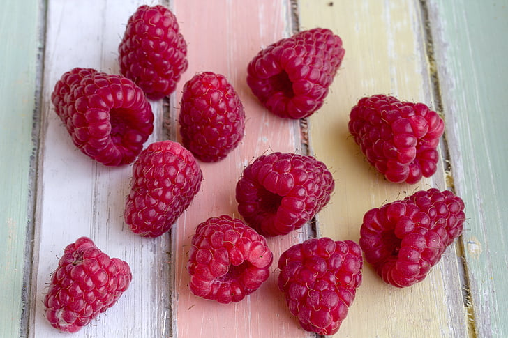 raspberries, fruit, nature, food, close, red, berry