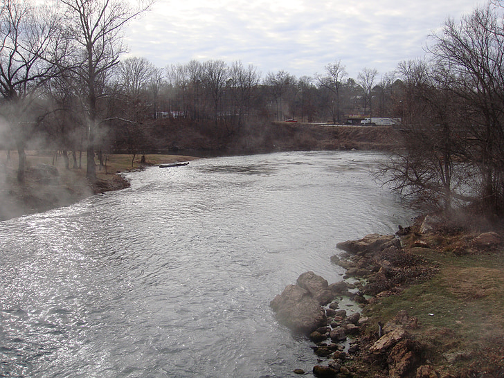 Stream, Râul, Riverbank, copaci, Creek, fluxul, care curge