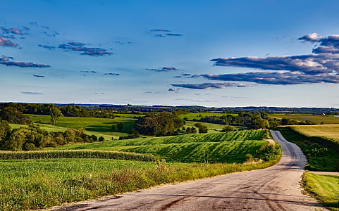 wisconsin, landscape, scenic, nature, outside, outdoors, country