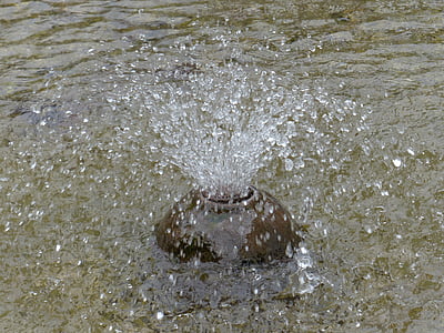 Fontana, vode, ubrizgati, mjehurić, priroda, mokro