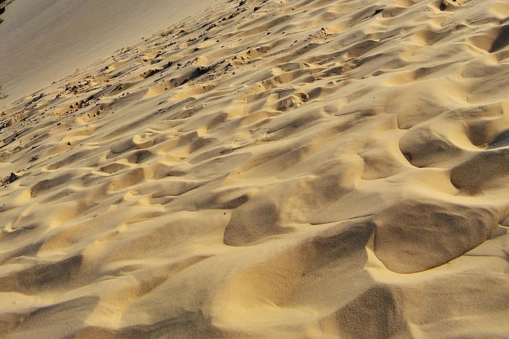 sable, texture, plage, nature, arrière-plan, dune