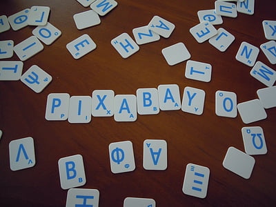 Pixabay, tabla de joc, călău, scrisori, cuvinte, Scrabble, joc