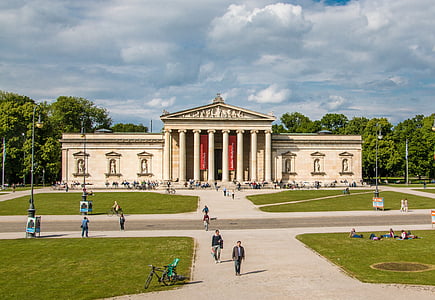 München, muzej, Glyptothek, ljudi, umetnost