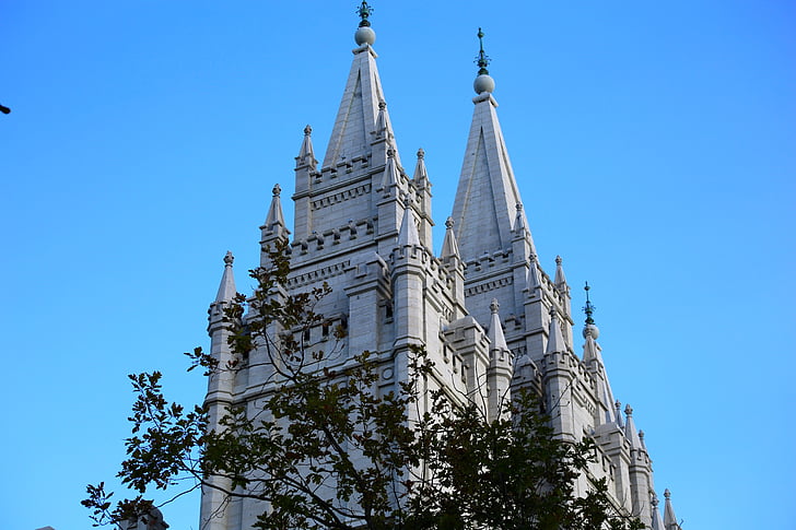 Mormonen, Tempel, Turm, Mormonismus, Kirche, Religion, Architektur