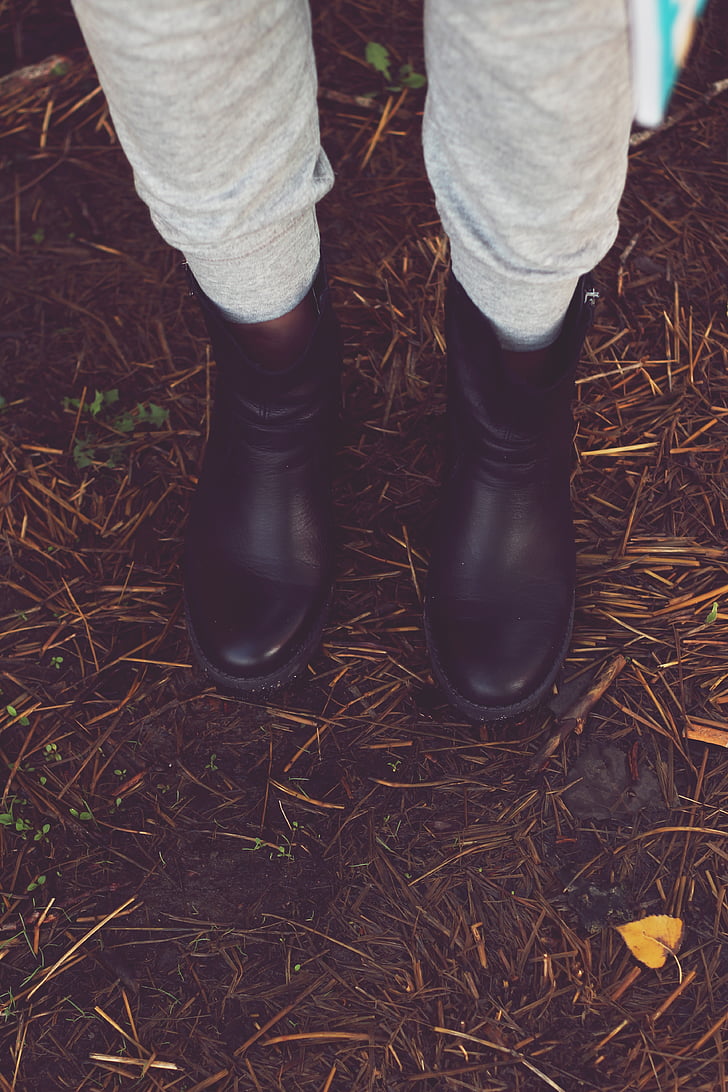 boots, shoes, autumn, shoe, people, outdoors, human Leg