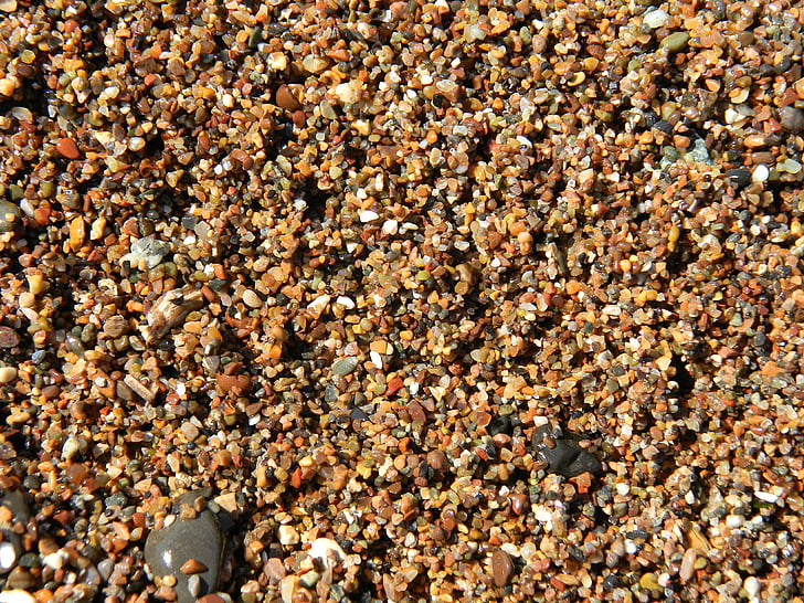 Strand, Sand, Felsen, Hintergründe, Kiesel, Muster, Natur