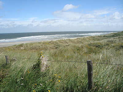 vlieland, dunes, sea, beach, nature, netherlands, coastline