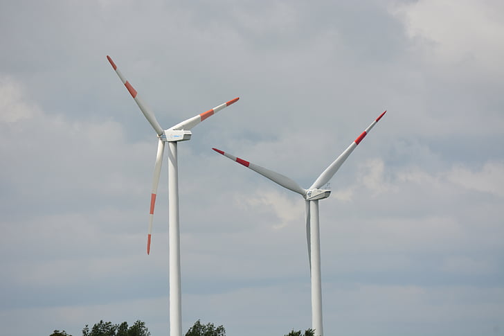 Mecklenburg-Vorpommern, Feld, Frühling, Landschaft, Natur, Windkraft