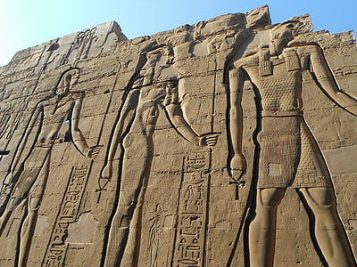 Egito, deuses, Templo de, Faraó, hieróglifos, Luxor - Tebas, Cultura egípcia