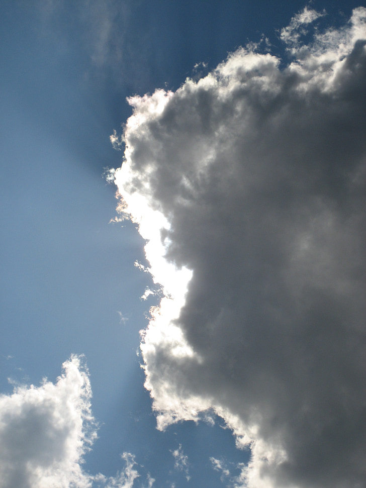 σύννεφα, μπλε, ουρανός, καιρικές συνθήκες, Cumulus