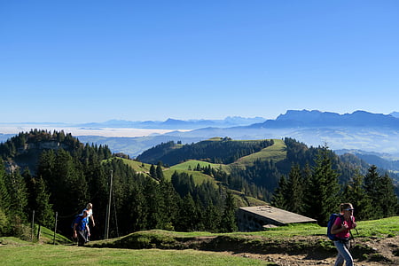 view, switzerland, bowl, mountains, alpine, nature, sky