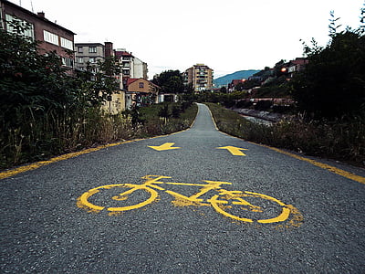 їзда на велосипеді шлях, велосипед, по дорозі, їзда на велосипеді