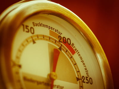 een back-thermometer, bak, thermometer, temperatuur, Heiß, warmte, temperatuurregelaar