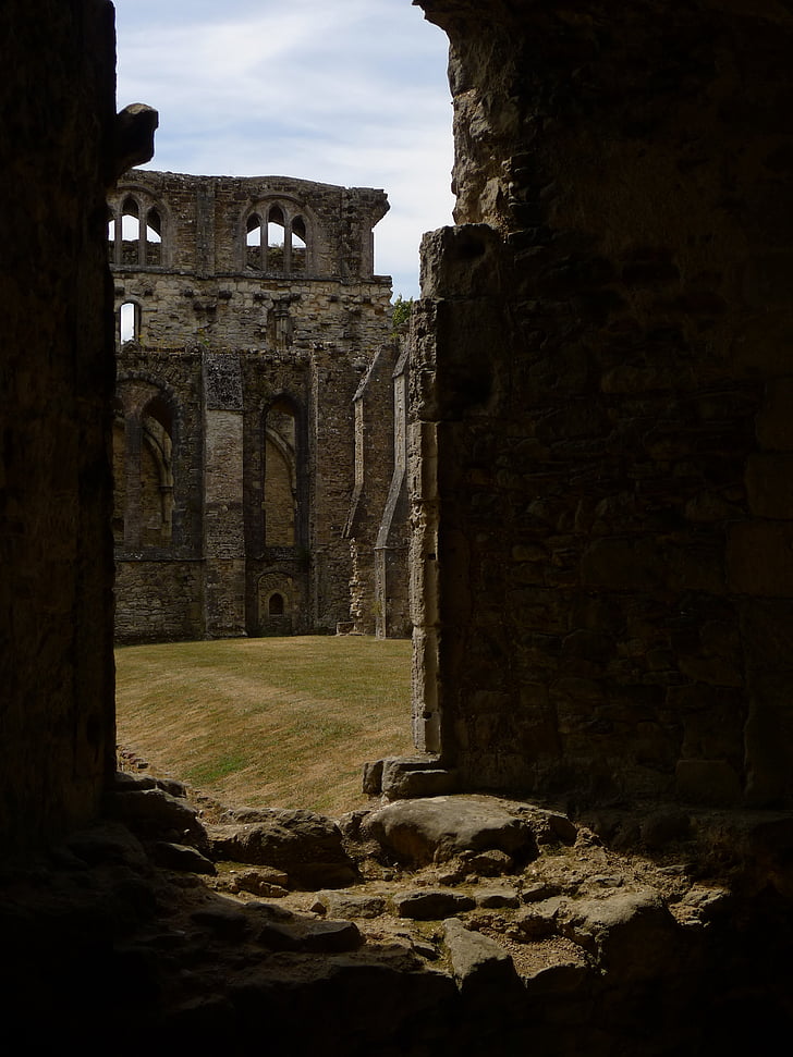 Opactwo, ruiny, Klasztor, Wielka Brytania, Wielkiej Brytanii, Netley abbey, Architektura