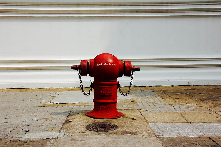 extintor, hidrants, l'aigua, foc, metall, aigua de lluita contra incendis, boca d'aigua