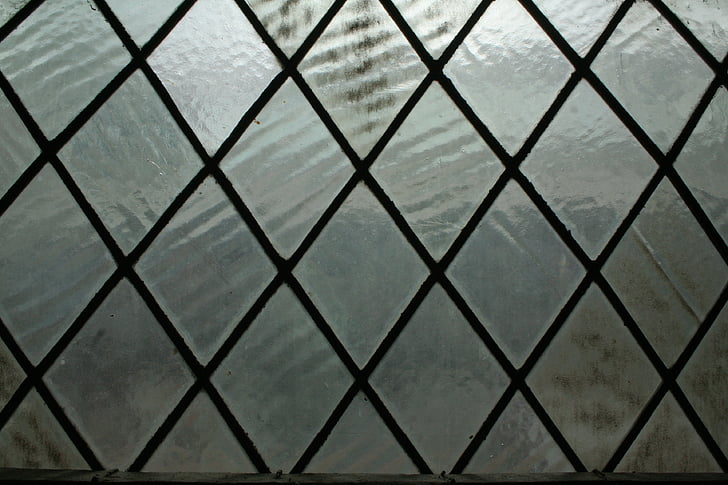 langas, su švinu, šviesos, pagrindinis langas, stiklo, senas, Paprastasis