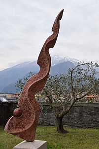 скулптура, камък, Каменна Скулптура, мрамор, Италия, езерото Комо, Комо