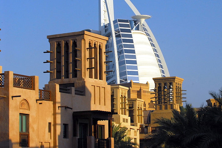 Dubai, Hotel, Masyaf, Burj Al Arab, arabiska, arkitektur, Dar