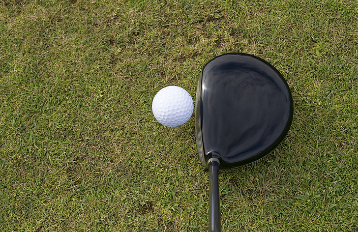 golf, ball, golf ball, golf club, grass, sport, golfing