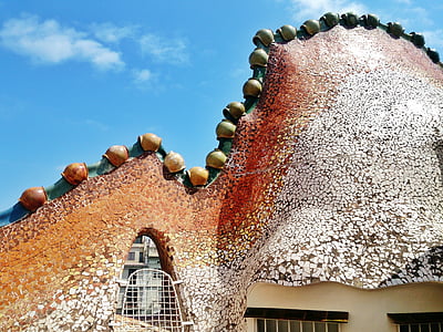 Gaudi, Κάζα Μπατλιό, στέγη