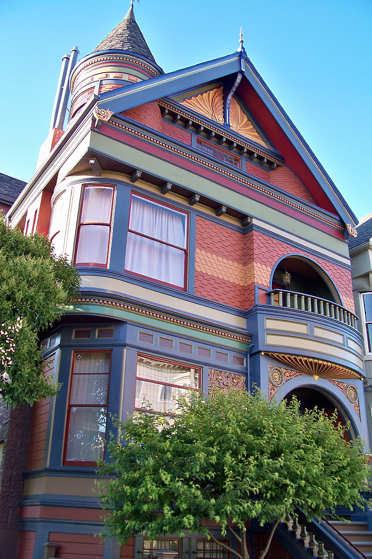 къща, Сан Франциско, Калифорния, САЩ