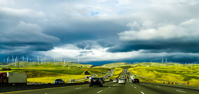carretera, Califòrnia, viatges, EUA, l'autopista, Amèrica, natura