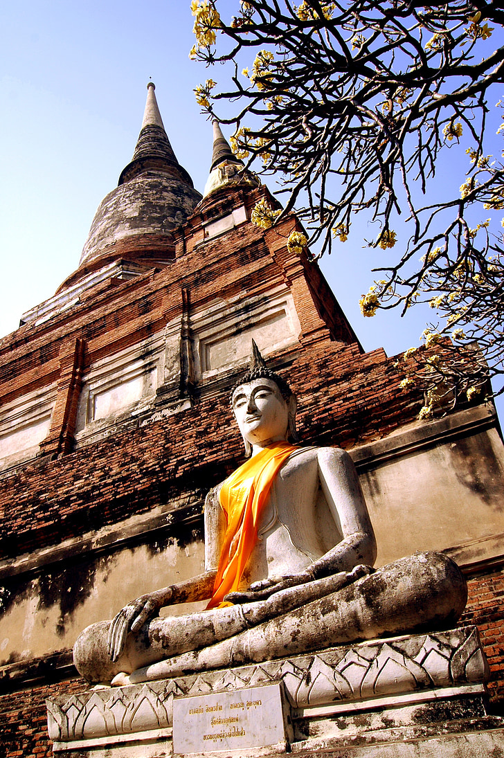 Wat, Thailand, Buddha, templet, buddhismen, religion, turism
