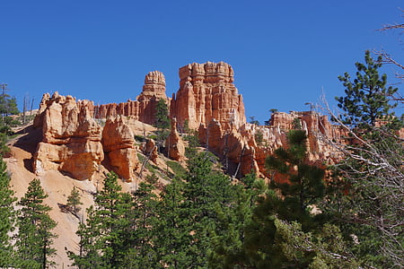 Bryce, Canyon, Rock, muodostuminen, Cliff, kansallisten, Park