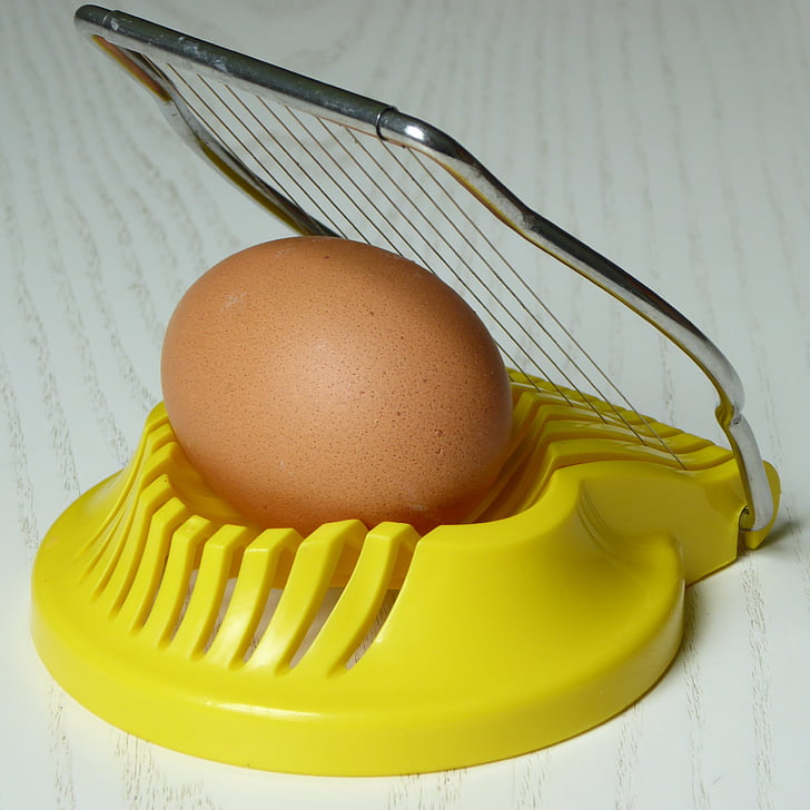 eierschneider, kitchen, budget, tool, kitchen utensil, knife, yellow