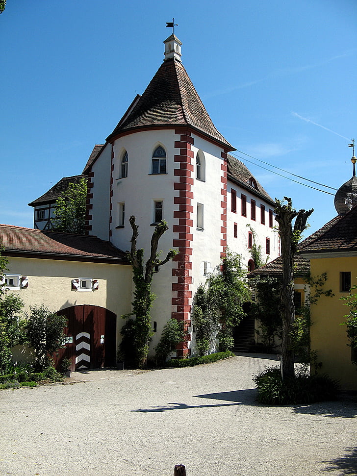 Castle, abad pertengahan, Menara, benteng, Egloffstein, Swiss Franconian