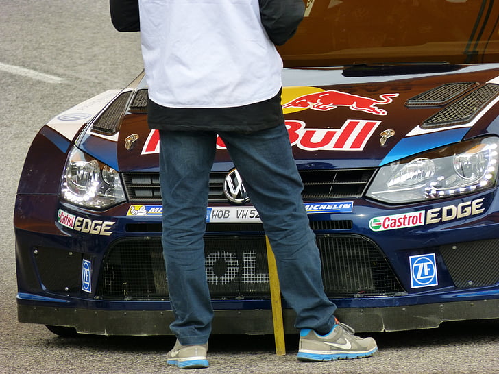 frontal, handkontroll, Rally catalunya, WRC, Volkswagen polo