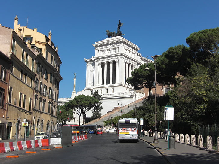 Vittorio emanuele, Řím, Itálie, Národní muzeum, budova
