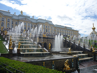 St petersburg, Sommerpalast, Russland, Peterhof