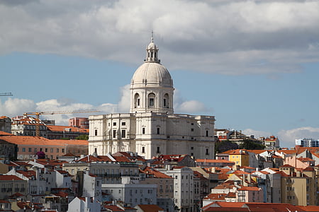 lisbon, church, portugal, lisboa, old town, building, places of interest
