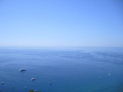 vista, natura, mare, paesaggio, blu, Italia, vista aerea