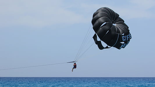 paragliding, en Sea sport, fly, himmelen, Extreme, fallskjerm, aktivitet
