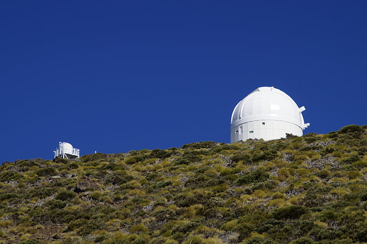 the observatory on teide, teide, izana, izaña, tenerife, canary islands, astronomical observatory