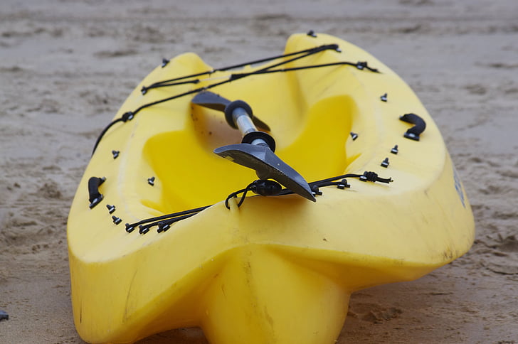barco, kayak, deportes, Playa, Río, verano, activo