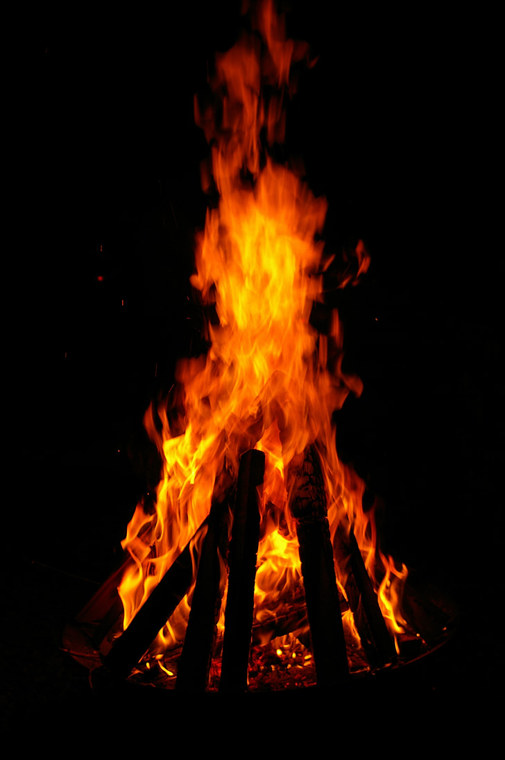 Пожарна bowl, огън, пламък, горя, Горещи, Blaze, Градина