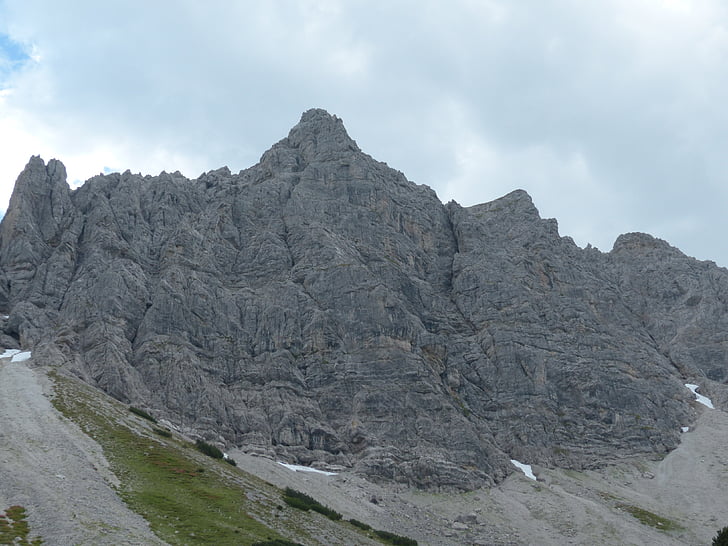 Top-altaasta, Mountain, huippukokous, Rock seinä, kiivetä, Kiipeily, Via ferrata nauraa top north face