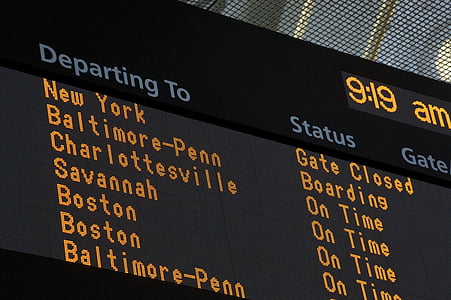 sign, train station, departing to, airport, arrival Departure Board, business, travel