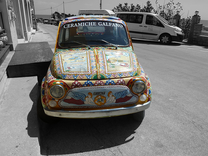 кола, цветни, Сицилия