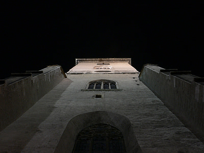 Словакия, Братислава, ночь, Башня, Архитектура, известное место