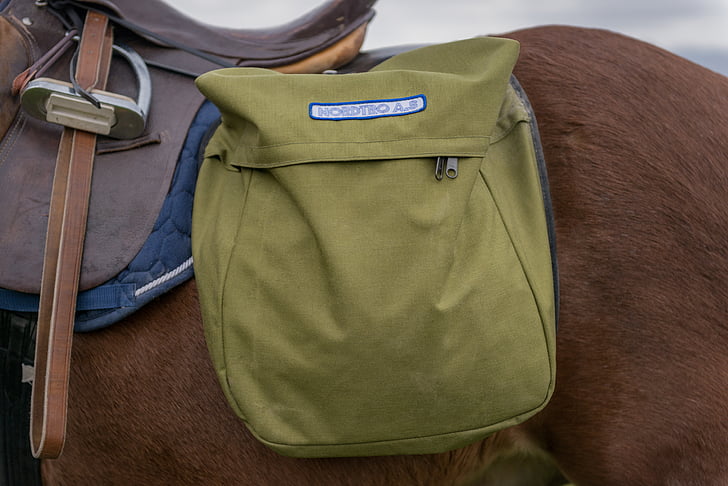 horse, saddlebag, animals, sal, norskprodusert, bag, travel