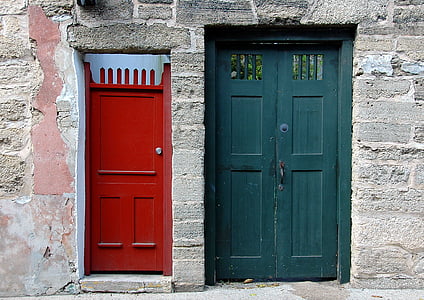 Vintage drzwi, drzwi, historyczne, St augustine, Florida, Vintage, wejście